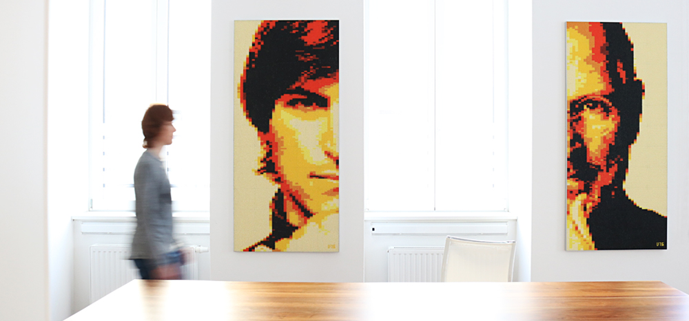 VERI – Analog Pixel Art » Steve Jobs